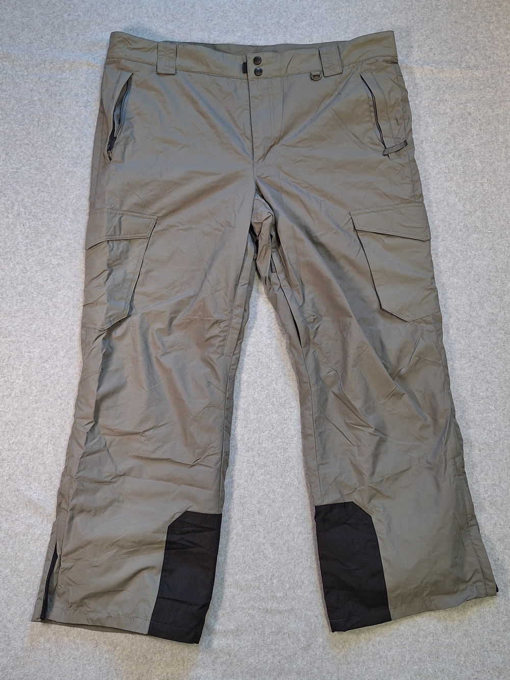 Slalom Men's XXL Olive Insulated Snow Ski Snowboard Cargo Pants